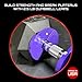 Micro Gainz Dumbbell Fractional 1.25lb Weight Plate, Ideal for Micro Loading, (Choose Color) 4 Piece Fractional Weight Plates, Designed for Dumbbell Training, Made In USA (Purple)