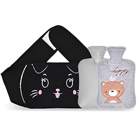 OSLEY Wearable Hot Water Bottle with Plush Cover Cover