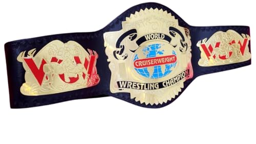 New WCW Cruiser weight World Heavyweight Championship Belt - WCW Crusier weight Replica Title Wrestling Champion Belt 2mm2