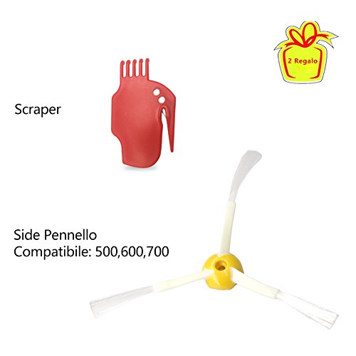 GPISEN 4500 mAh batería para aspiradora 500, 600, 700, 800, 900, R3, 80501,4419696 Scooba 450 Series con Scraper y Side Pincel para serie 5 6 7