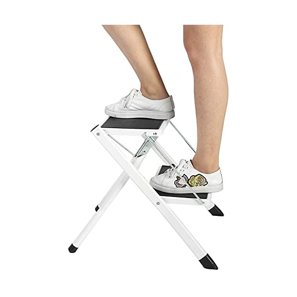 Kosoree Portable 2 Step Ladder Folding Non Slip Safety Stool Heavy Duty Industrial Home - Image 6
