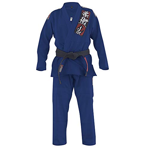Kimono Jiu Jitsu Naja Choke Azul Marinho-A3