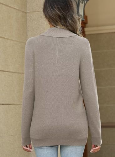 Image of JOCAFIYE Sweaters for Women Casual Long Sleeve V Neck Lightweight Hollow Out Pullover Sweater Tops