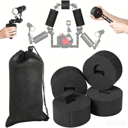 Conjunto de 4 piezas de espuma de alta visibilidad con acabados resistentes para fotografía
