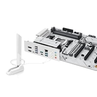 ASUS B650E MAX Gaming WiFi W – AMD B650 AM5 ATX Motherboard, White PCB, DDR5, PCIe 5.0, 3X M.2, Wi-Fi 6E, 2.5Gb LAN, USB 10Gbps Type-C, DisplayPort, HDMI™, BIOS Flashback™, Aura Sync, Advanced AI PC