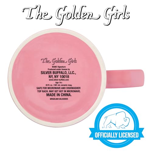Taza cerámica Golden Girls 20 onzas multicolor miniatura 4