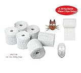 20 x Vendajes de Modelado de Yeso de París de 80mm x 3cm (2.50kg)