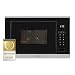 Produktbild Exquisit EMW25-G-020 Inox | 60cm Einbaumikrowelle | Grillfunktion | Touch | Timer | Schnellstart