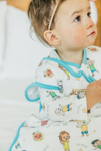 Image of Copper Pearl Baby Sleep Sack, CoComelon Friends - Wearable Blanket for 0-6 Months, Sleeveless Sleep Sack for Baby Boy or Girl
