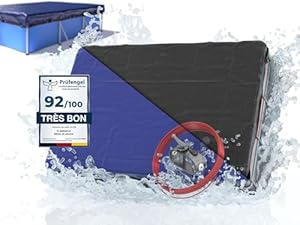 Bâche de Piscine Rectangulaire Planenfux® - Protection Robuste UV et Chlore