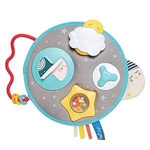 Baby Steps Mini Baby Activity Center, Mini Play Mat, Sensory Table, Tummy Time Toys for Babies, Stroller Toys, Baby Toys…