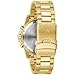 Bulova Men's Dress Classic 6-Hand Chronograph Quartz Gold Stainless Steel Watch, 24 Hour Time, Calendar, 42mm, Style:97B119