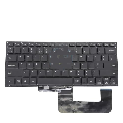 Clavier rétroéclairé Anglais-Britannique pour vos soirées de travail sur portable