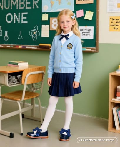 Image of PHIRAMIN Toddler Girl Mary Jane Dress Shoes-Little Girl School Uniform Shoes for Wedding Party