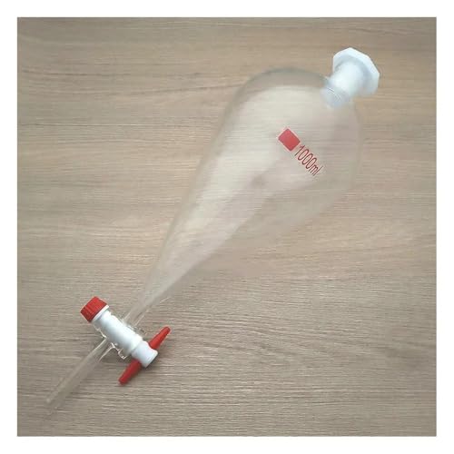 Entonnoir de séparation transparent à piston pour isoler vos phases sans fuite