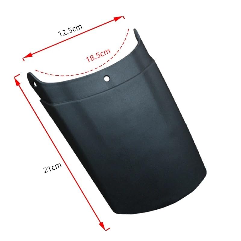 Garde-boue moto extension prolongée noire pour CBR600RR 2007-2012