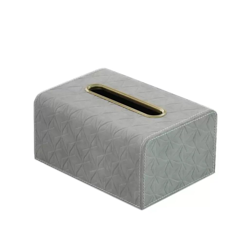 Couvercle de boîte à mouchoirs Boîte à mouchoirs Minimaliste Moderne Maison Salon Table en Cuir lumière Luxe boîte de pompage Rangement Tissus décoration