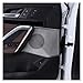 YOYDHVMKR Horn Cover Fit for X1 iX1 U11 Stainless Steel Silver Car Door Speaker A-Pillar Tweeter Panel Cover Trim Speaker Grill Mesh