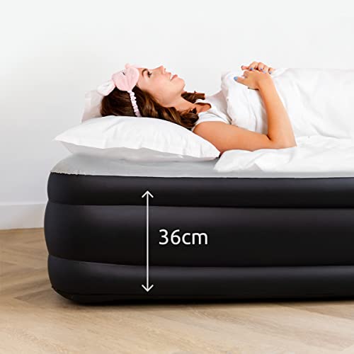BluMill Selbstaufblasendes Gästebett für 1 Person - Luftmatratze - eingebaute Elektropumpe für Schnelles Aufblasen - Premium Qualität, Wasserfest, Beschädigungsbeständig inkl. Aufbewahrungstasche - Image 5