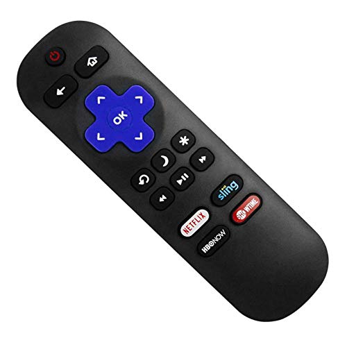 Discount 90% Replacement Remote Control Compatible with Hitachi Roku Smart TV Remote w/Volume & TV Power Button Control Replace for All Hitachi Roku Built-in TV