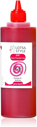 Recambio de tinta DTF prémium para impresoras de inyección de tinta Impresión de película de transferencia de calor (8.5 fl oz, Magenta)