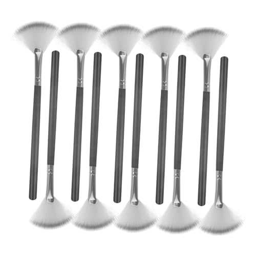 BIUDECO Facial Esthetician Tools 10pcs Set Makeup Applicator for Highlighter Powder Blush Brushes