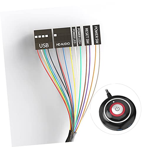 Cable extensión USB para audio con botón de reinicio rápido y estructura de ABS resistente 4