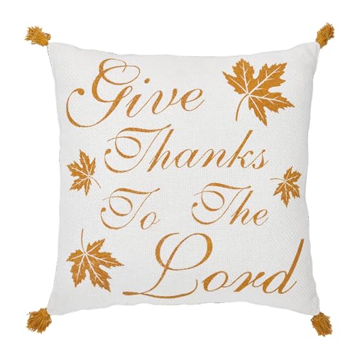 VHC-Brands-Harvest-Blessings-Give-Thanks-to-The-Lord-Woven-Pillow-18×18-Decorative-Fall-Throw-Pillow-Primitive-Decor-for-Fall-and-Thanksgiving VHC Brands Harvest Blessings Give Thanks to The Lord Woven Pillow 18×18 Decorative Fall Throw Pillow Primitive Decor for Fall and Thanksgiving