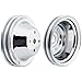 Small Block Fits Chevy Chrome Double-Groove Pulley Set, Long Pump