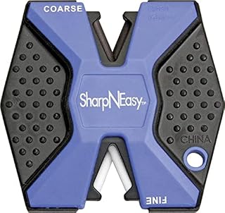 Accusharp Lightweight Sharp-N Easy Outdoor Knife Sharpener available in Blue -