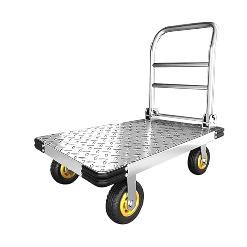 Carrito plegable de mano con ruedas giratorias 6" miniatura 1