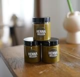 Premium natürliche Hennapaste Behälter je 120g für Haare , Haut , Nägel - Frisch ,Fein , Farbintensiv Praktische Einfache Anwendung (Ohne Schablone, 1, stück)
