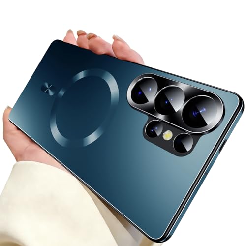 Image of for Samsung Galaxy S26 Ultra Case,Slim Design Compatible with MagSafe,Strong Magnetic Shockproof Military-Grade Protection for Screen & Camera Cover Case for Samsung S26 Ultra,Blue