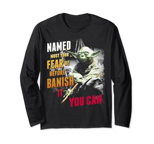 T-shirt Star Wars Yoda manches longues en tissu doux contre les irritations