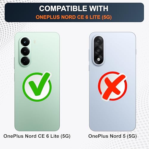 Image of CEDO Cover for OnePlus Nord CE 6 Lite (5G) | Camera Protection Shockproof Bumper-Edge | 360 Degree Protection Acrylic Crystal Clear TPU+PC | Transparent Back Case Backcover (Transparent)