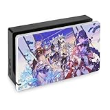 Switchベースカバー 原神 Switchドックカバー スイッチベース スイッチ保護ケース PC 保護カバー Switchゲーム機 Switch対応 かわいい キャラクター 飾り用 散熱良い プレゼント 全面保護 防塵 防汚 装着簡単 ゲーム機 ハードケース保護カバー軽量で滑り止め 耐久性のある の贈り物, style