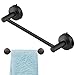 DGYB Dusche Saugnapf Handtuchhalter 43.2CM Mattschwarz Prämie 304 Edelstahl Wasserdicht Anti-Rost Abnehmbarer Badetuchhalter