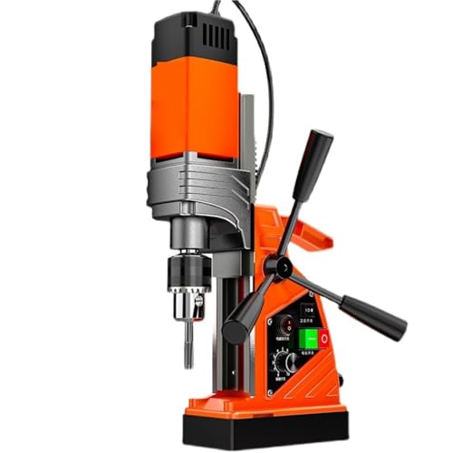 Mkhfp 1380W Magnetische Säulenbohrmaschine Orange Schwarz
