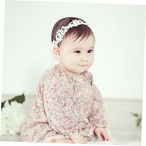 Abaodam 4 Pcs cocar de bebê laços de cabelo para bebês meninas hijab fitas de cabelo tiara lenço de