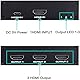 HDMI Splitter 1 in 3 Out - 4K displayport Splitter 3 monitore unterstützt HDCP 1.4 3D 4K2K@30Hz UHD 1080P für HD TV Fire Stick Xbox PS3 PS4