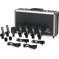 Behringer BC1200 Professional 7-Piece Drum Microphone Set for Studio and Live Applications