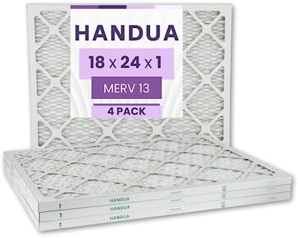 Transform Your Indoor Air Quality with Handua MERV 13 Filters - 4-Pack Available! 2 41hJl VpR6L. AC