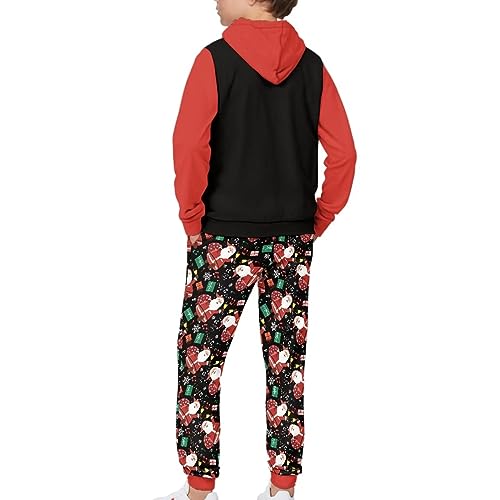 Renewold 2 Pieces Set Kids Hoodie Sweatshirt and Sweatpants Long Sleeve Boys Girls Tracksuits Activewear4