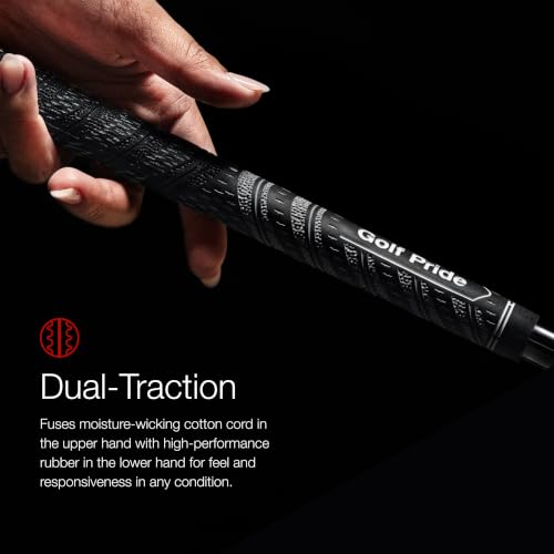 Golf Pride MCC Midsize Golf Grip – Black/Grey