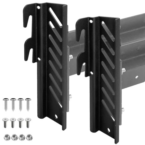 Hook on Bed Frame Brackets Adapter, Hook Brackets for Attach Bed Rail to Headboard or Footboard,Down...