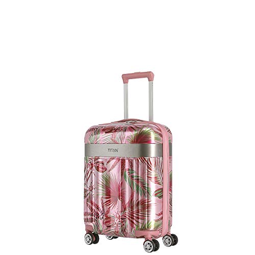 Preisvergleich Produktbild Titan Spotlight Flash 4-Rollen-Kabinentrolley S 55 cm pink Hawaii