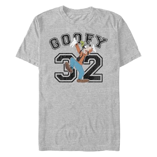 T-shirt Disney Pippo gris le vêtement idéal pour un week-end décontracté