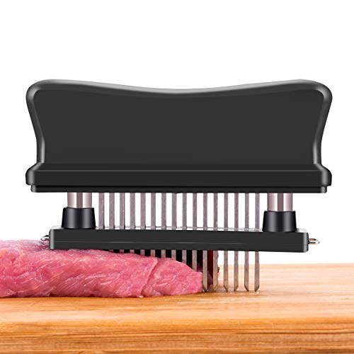 Vasdoo Meat Tenderizer, 48 Stainless Steel Sharp Needle Blade Kitchen Tool for Tenderizing Steak, Beef,Marinade and BBQ