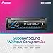 Pioneer DEH-S4220BT 1-Din CD Receiver – Bluetooth, USB/AUX, Color Change, FLAC, AM/FM Radio, Detachable Face, 50W x 4, Voice Control, Hi-Volt RCA Preouts