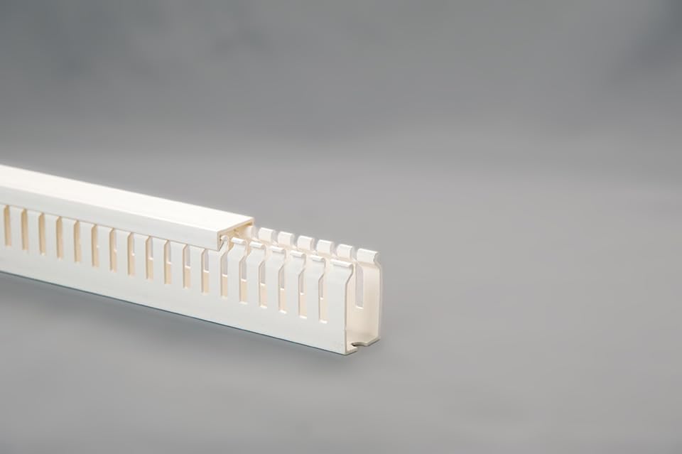 Amazon | 1x1.5インチ、2m オープンスロット配線ダクト/ケーブル配線管